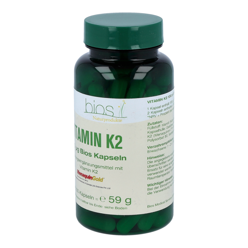 Bios Vitamin K2 100 mcg Kapseln