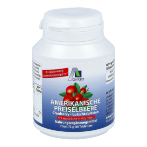 Avitale Preiselbeere Amerikanisch Lutschtabletten 60 Stk.