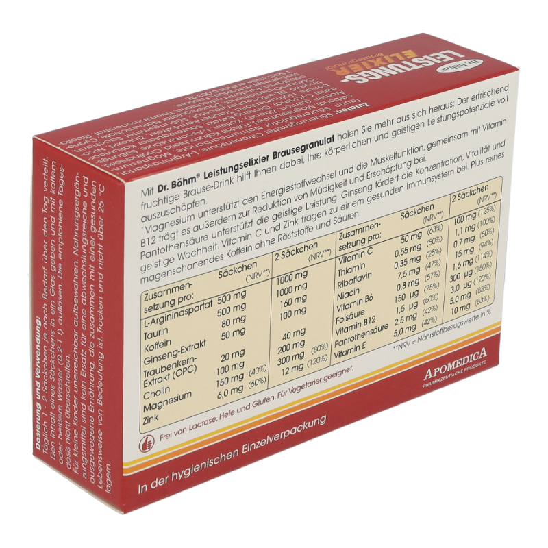Dr. Böhm Leistungs-Elixier Brausegranulat
