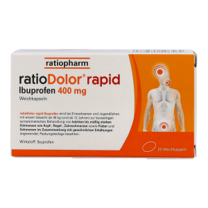 ratioDolor rapid Ibuprofen 400 mg Weichkapseln