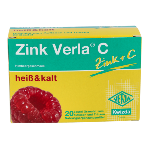 Verla Zink C Granulat Himbeer 20 Stk.