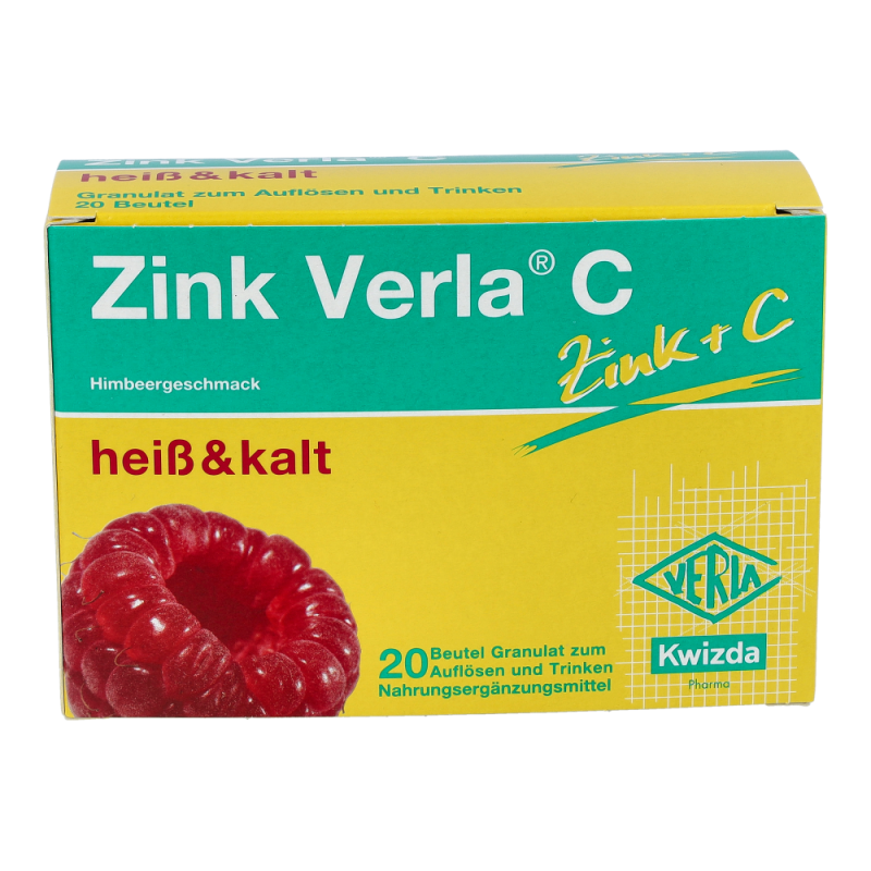 Verla Zink C Granulat Himbeer 20 Stk.