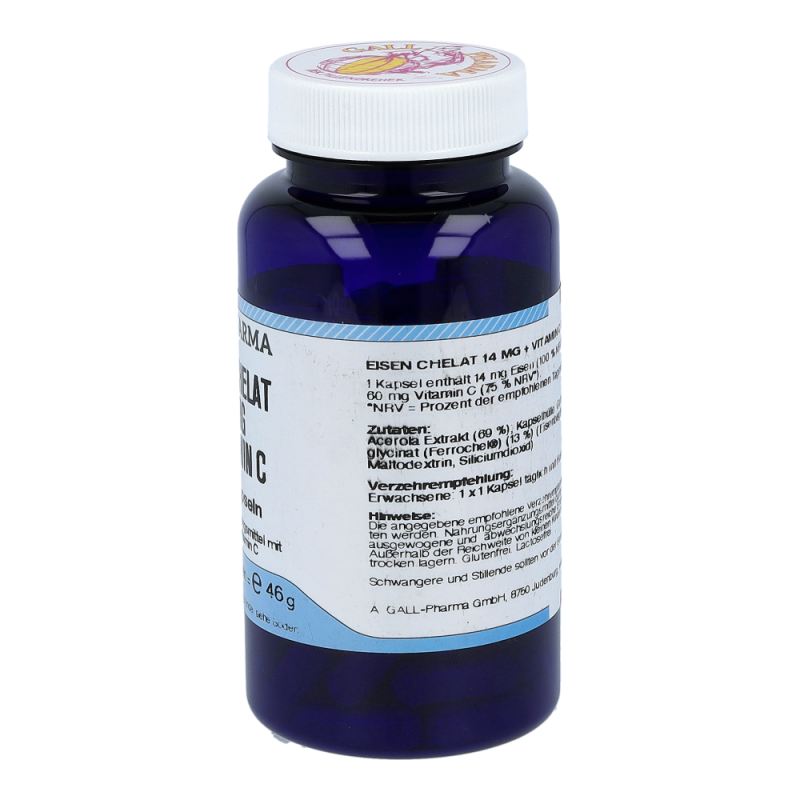 Eisen Chelat 14mg plus Vitamin C Kapseln