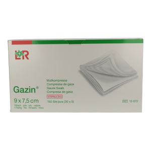 Mullkompresse Gazin steril 16-fach 9 30 x 5 cm 150 Stk.