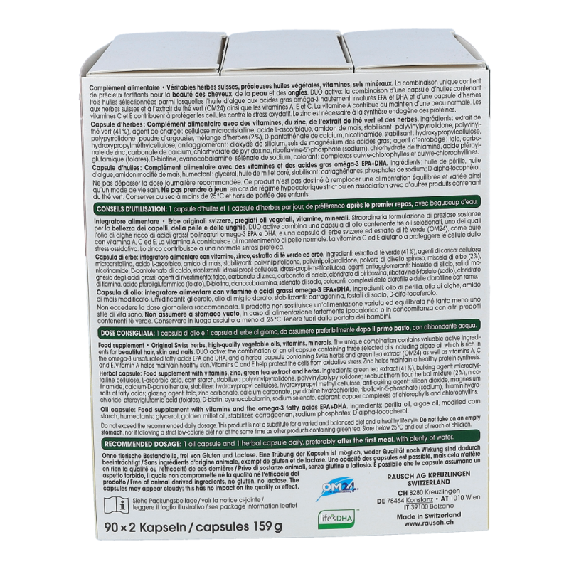 Schweizer Kräuter Vital Kapseln 3 Monatspackung 2 x 90 Stk.