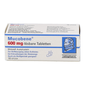 Mucobene 600 mg lösbare Tabletten 10 Stk.