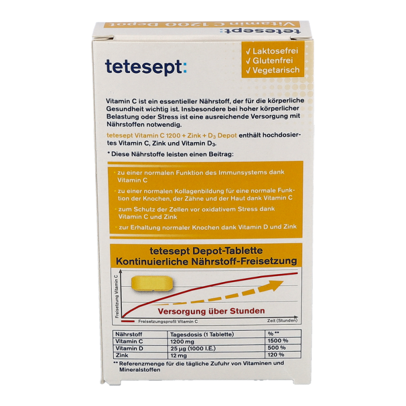 Tetesept Vitamin C 1200 Filmtabletten