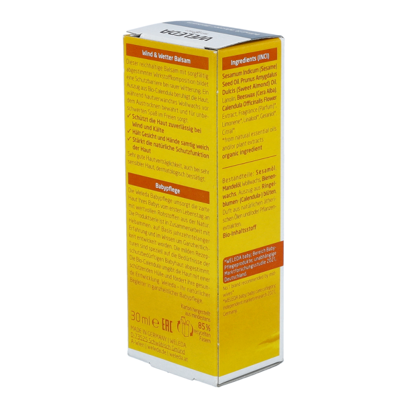 Weleda Baby Calendula Wind- und Wetterbalsam 30 ml