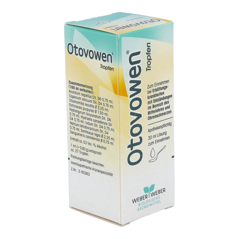 Otovowen Tropfen bei Mittelohrentzündung 30 ml