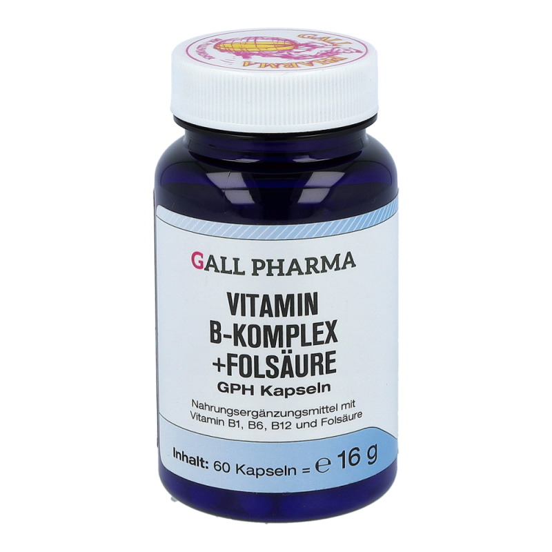 Vitamin B – Komplex + Folsäure Kapseln