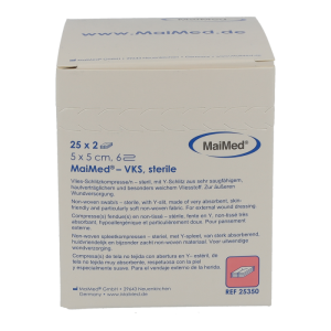 Porod Schlitzkompressen 6-fach 5 x 5 cm 50 Stk.