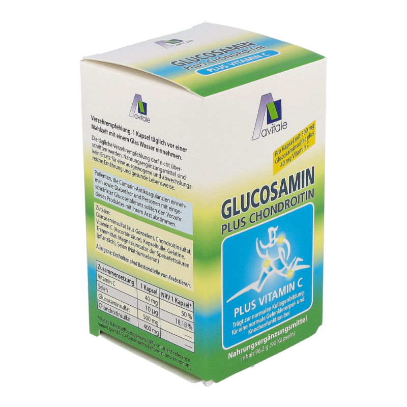 Avitale Glucosamine + Chondroitin 500 mg Kapseln 90 Stk.