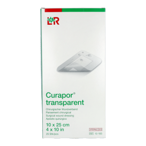 Curapor Wundverband steril transparent 25 Stk. 10 x 25 cm