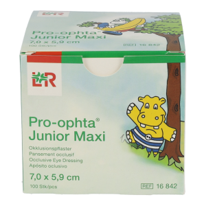 Pro Ophta Augenverband Junior Maxi 100 Stk. Junior Maxi