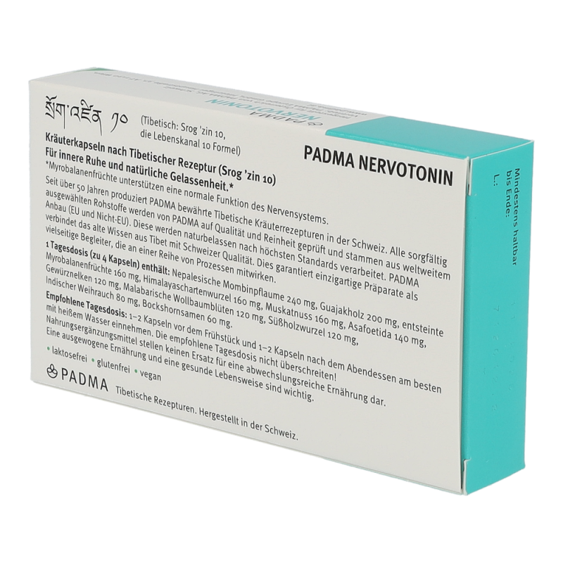Padma NERVOTONIN innere Ruhe Kapseln - 40 Stück