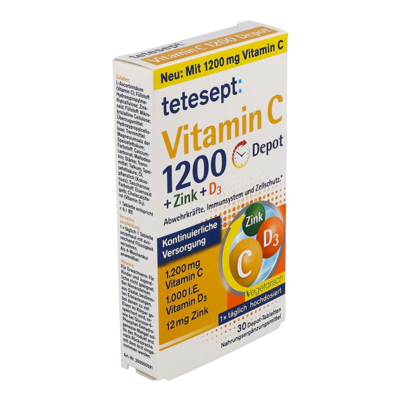 Tetesept Vitamin C 1200 Filmtabletten