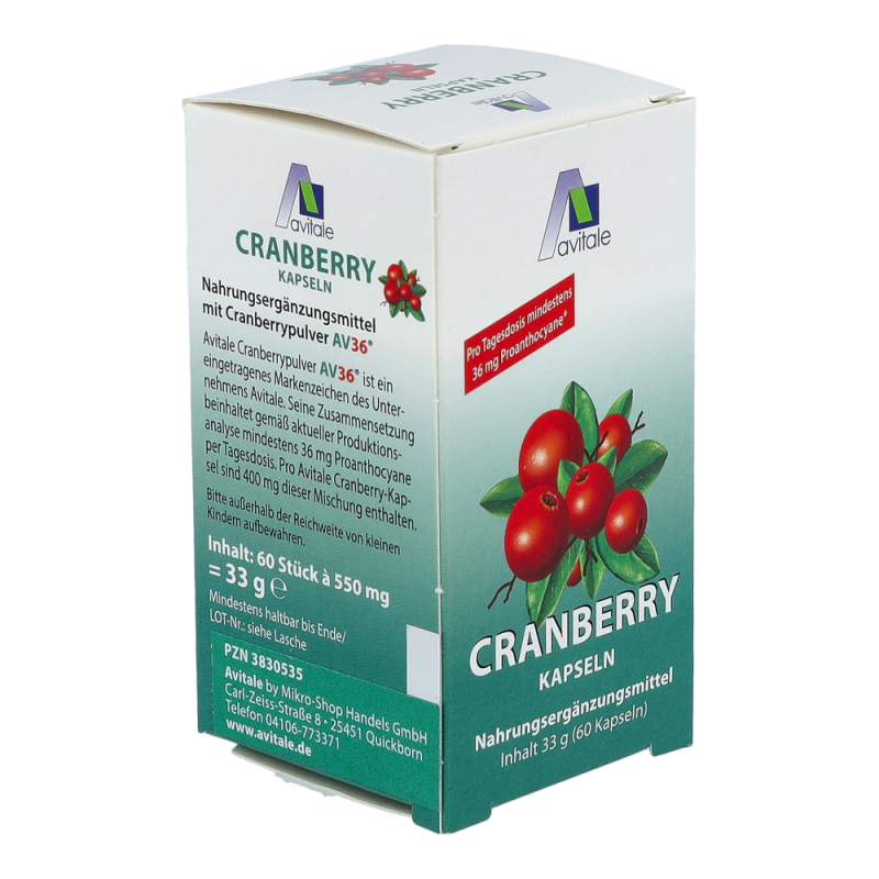 Avitale Cranberry Kapseln 60 Stk.
