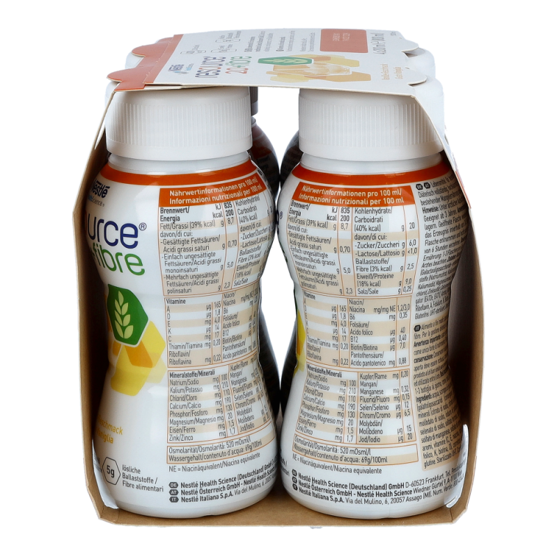 Nestlé Resource 2.0 Fibre 4 Stk. Vanille