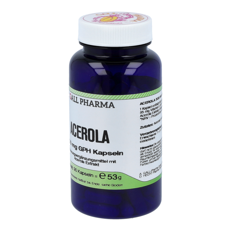 Gall Pharma Acerola 500 mg Kapseln 90 Stk.