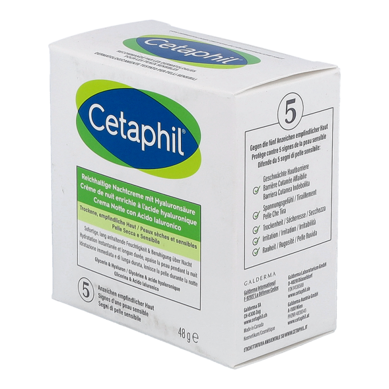 Cetaphil Nachtcreme mit Hyaluronsäure 48 ml