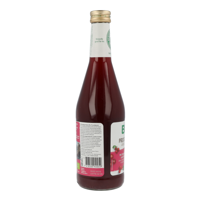 Biotta Bio Preiselbeer Plus Saft 500 ml
