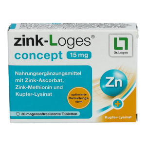 zink-Loges concept 15 mg Filmtabletten 30 Stk.