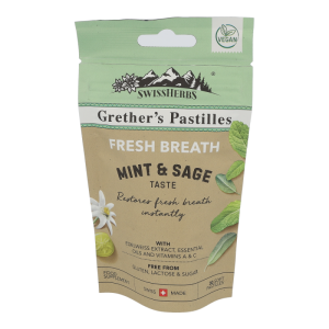 SwissHerbs Grethers Pastillen Fresh Breath zuckerfrei 45 g