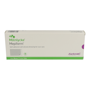 Mepiform Silikonverband 5 Stk. 4 x 30 cm