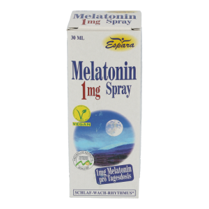 MELATONIN 1mg Spray Espara – verkürzt die Einschlafzeit Minzgeschmack