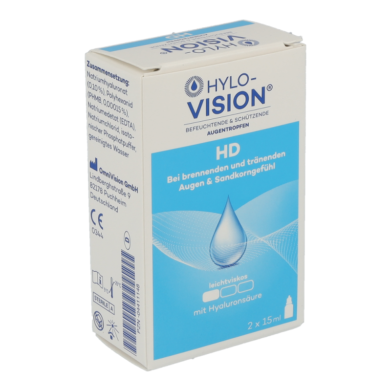 Hylo-Vision HD Augentropfen 15 ml 2 Stk.