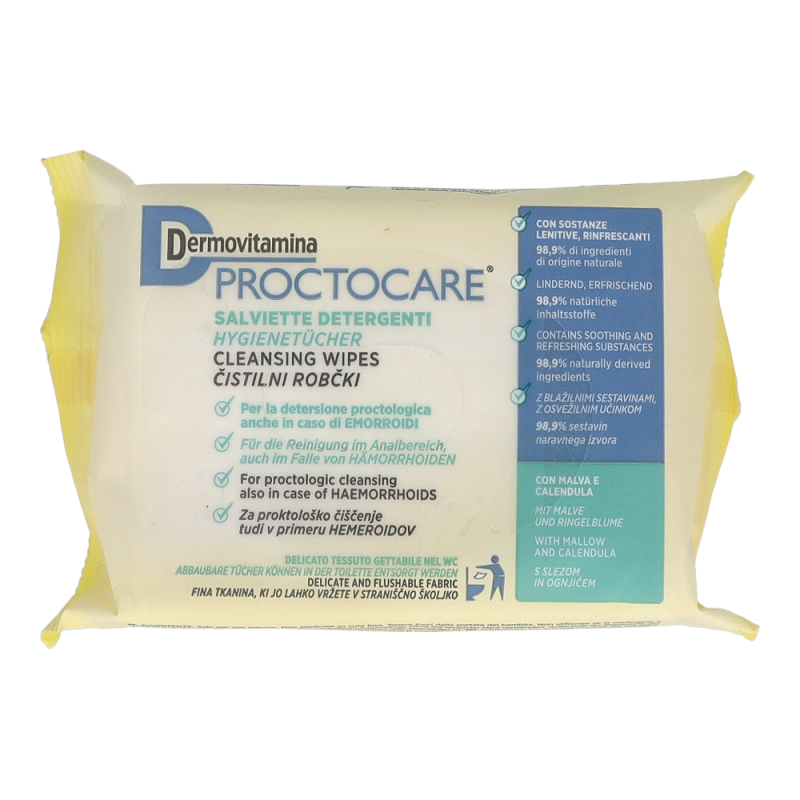 Dermovitamina Proctocare Hygienetücher 15 Stk.