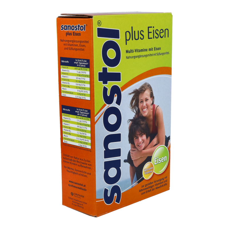Sanostol Multi-Vitamine Saft plus Eisen