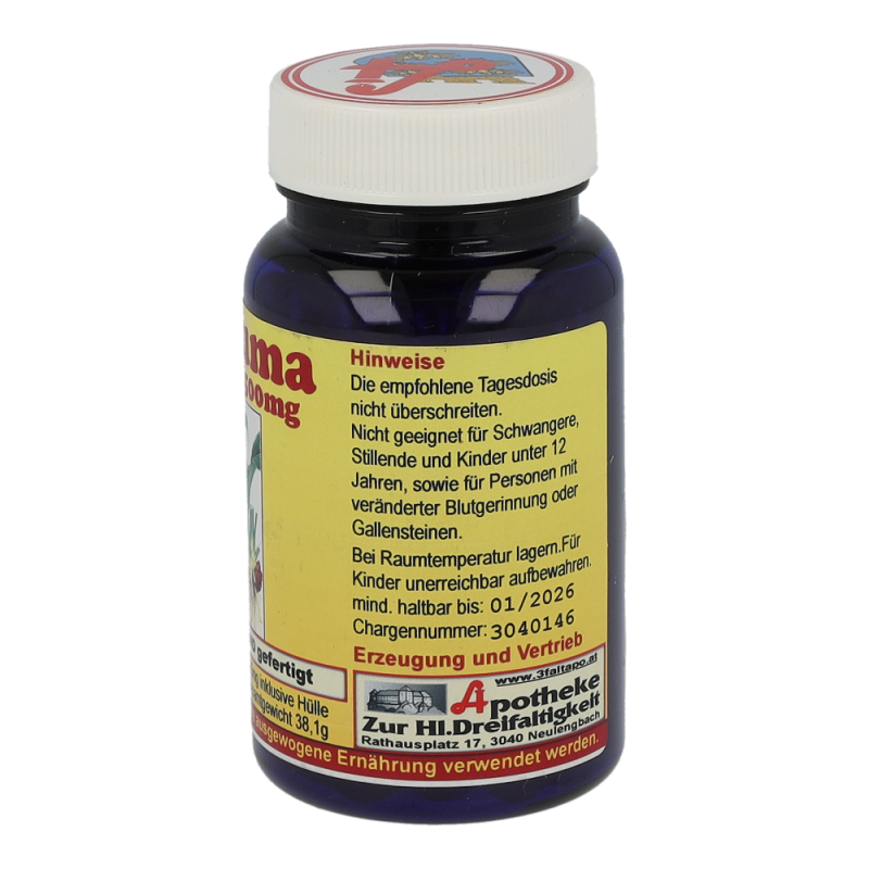 Curcuma Kapseln 500 mg Extrakt 60 Stk.