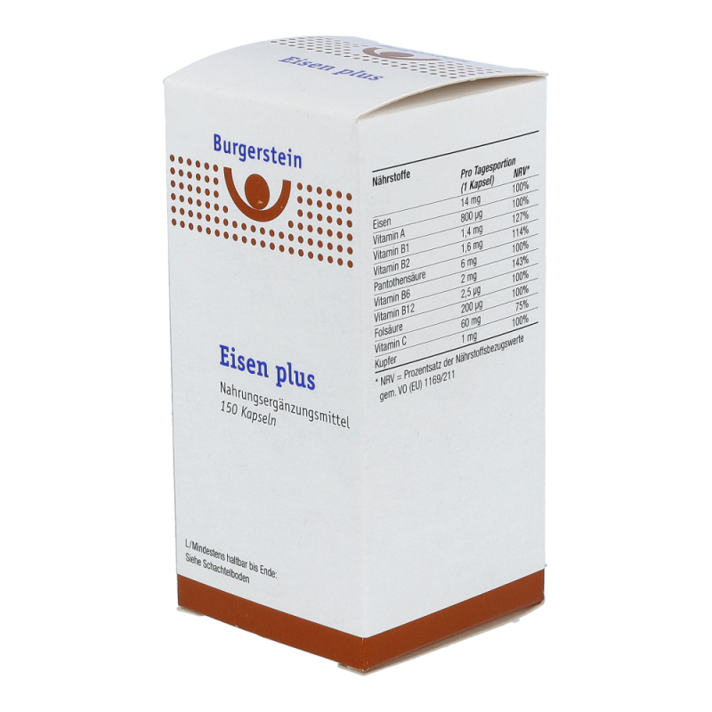 Burgerstein Eisen Plus Kapseln 150 Stk.