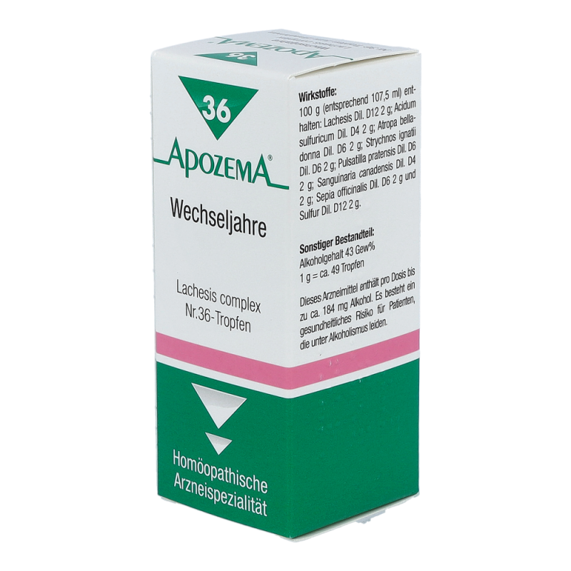 Apozema Tropfen Nr. 36 Wechseljahre 50 ml