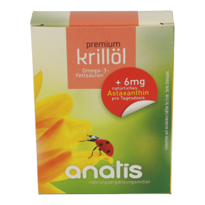 Anatis Krillöl Premium + Astaxanthin Kapseln