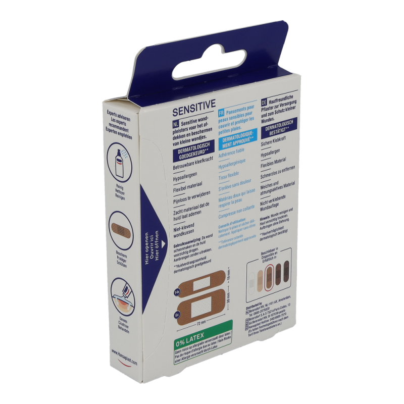 Hansaplast Sensitive Strips Medium Skintone