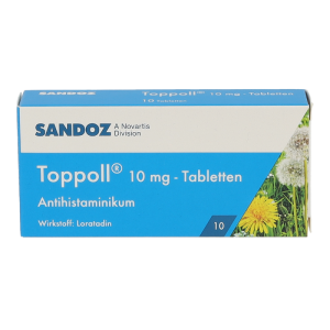 Sandoz TOPPOLL Tabletten 10mg – Antihistaminikum