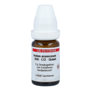Acidum Arsenicosum DHU 8 g C 12 Globuli