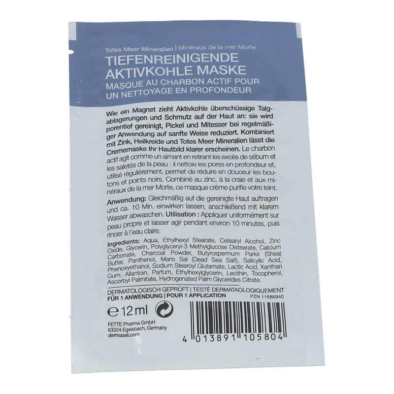 Fette Maske Aktivkohle 12 ml