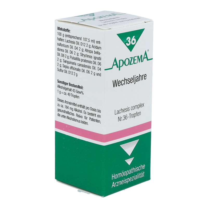 Apozema Tropfen Nr. 36 Wechseljahre 50 ml