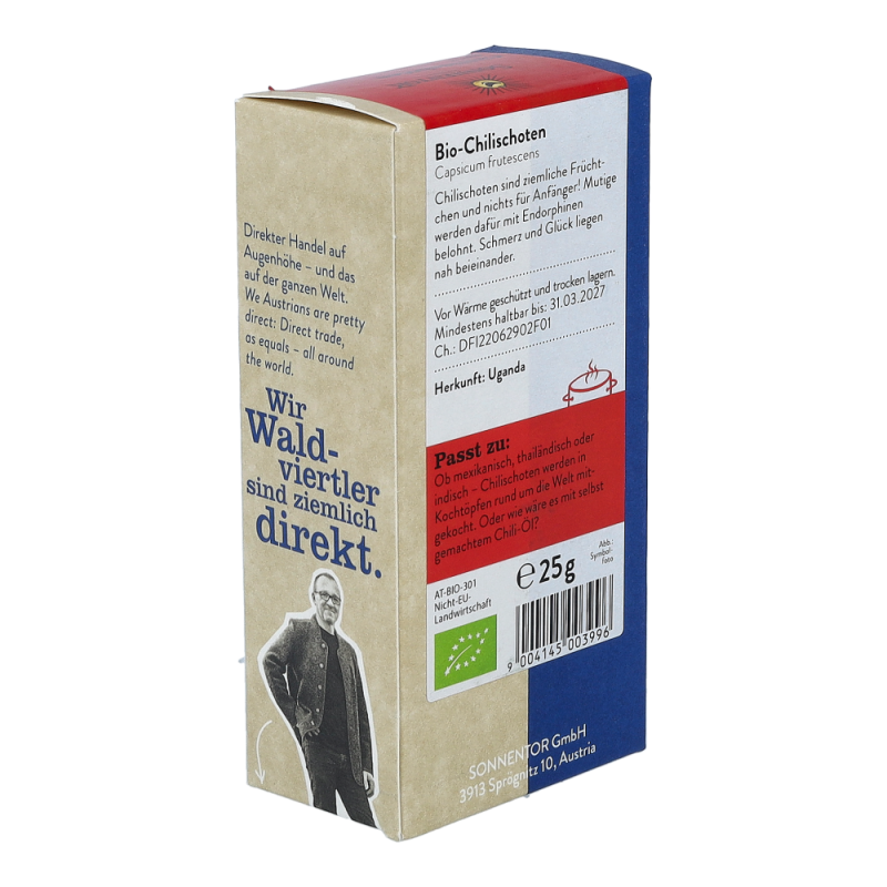 Sonnentor Chilischoten feuerscharf 25g BIO