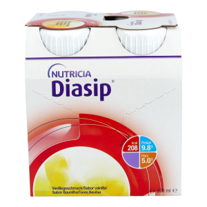 Nutricia Diasip 200 ml Vitalflasche 4 Stk. Vanille