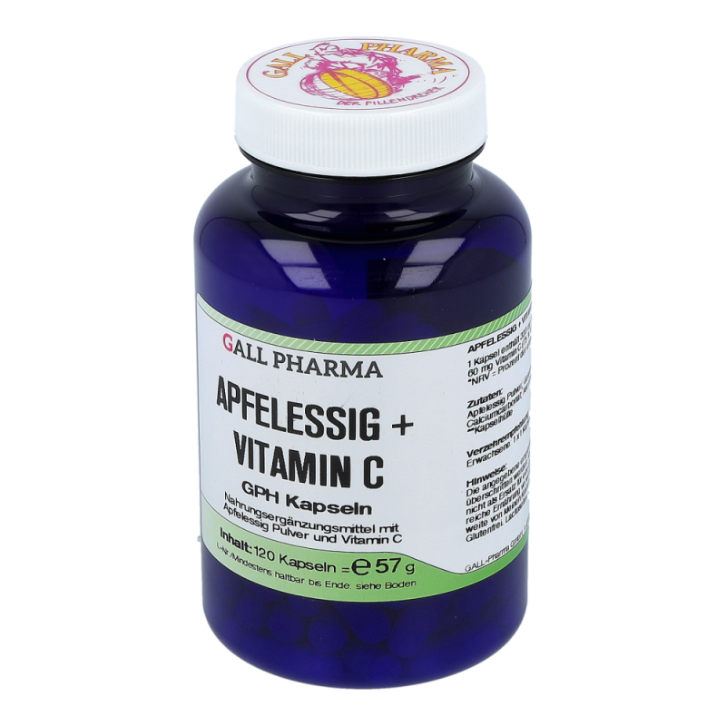 Apfelessig + Vitamin C Kapseln