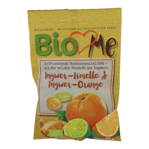 Bio Love Me Bonbons 75 g Ingwer-Limone