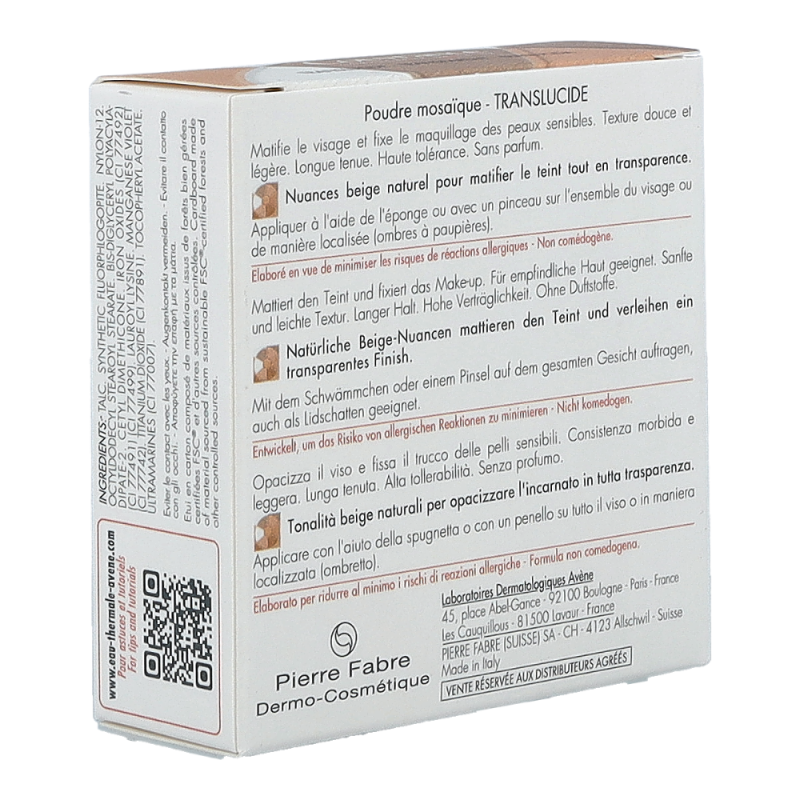 Avène – Couvrance Mosaik-Puder Transparent