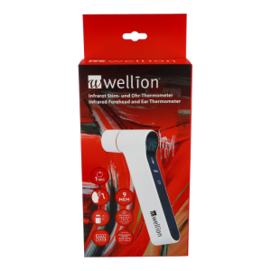 Wellion Infrarot Stirn- und Ohr-Thermometer