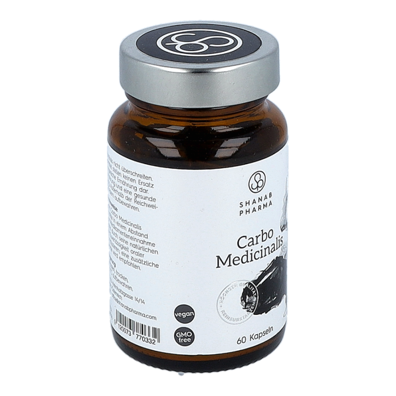 Carbo Medicinalis Aktivkohle Kapseln 60 Stk.