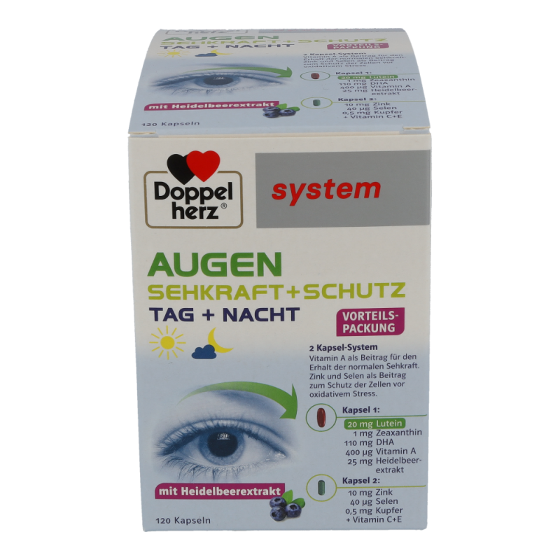 Doppelherz Augen Sehkraft + Schutz 2 Kapsel-System 120 Stk.
