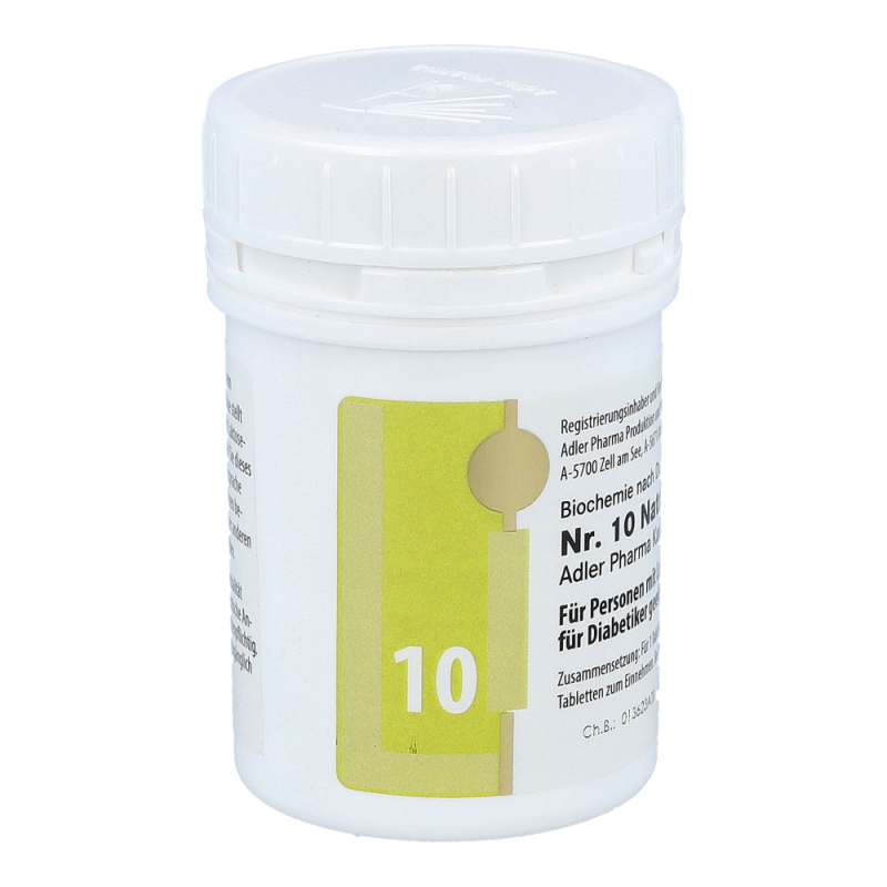 Schüßler Nr. 10 Natrium sulfuricum D6 Kautabletten 100 g